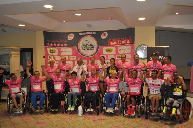 Tutte le maglie rosa del Giro d'Italia di Handbike