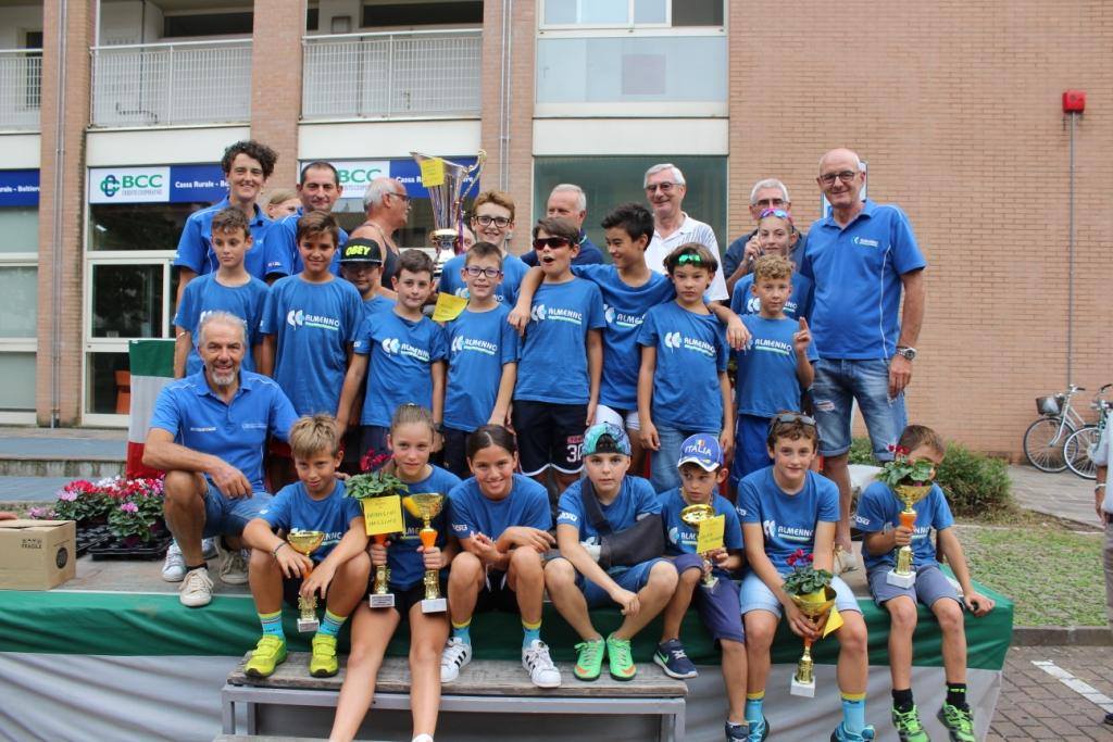 I Giovanissimi del Gc Almenno vincitori a Boltiere