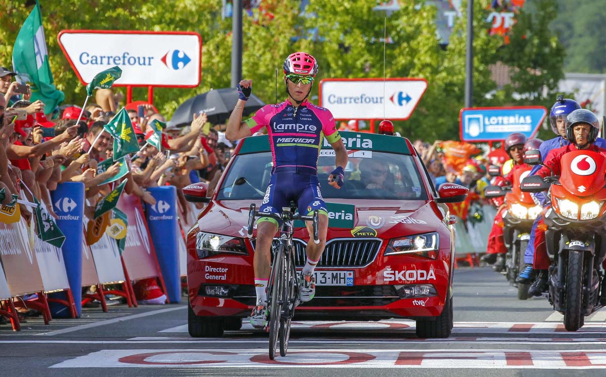 Bella vittoria di Valerio Conti alla Vuelta
