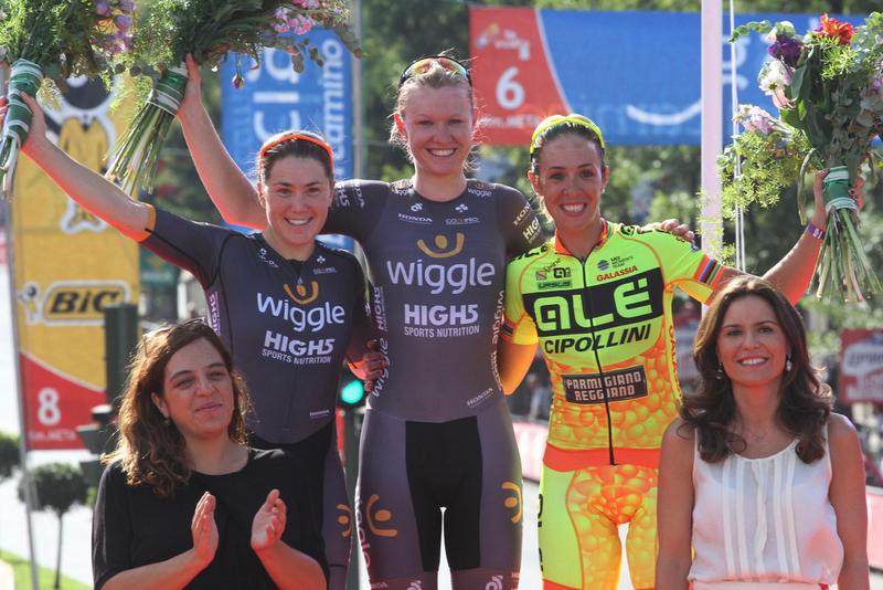 Il podio della Madrid Challenge by La Vuelta 2016