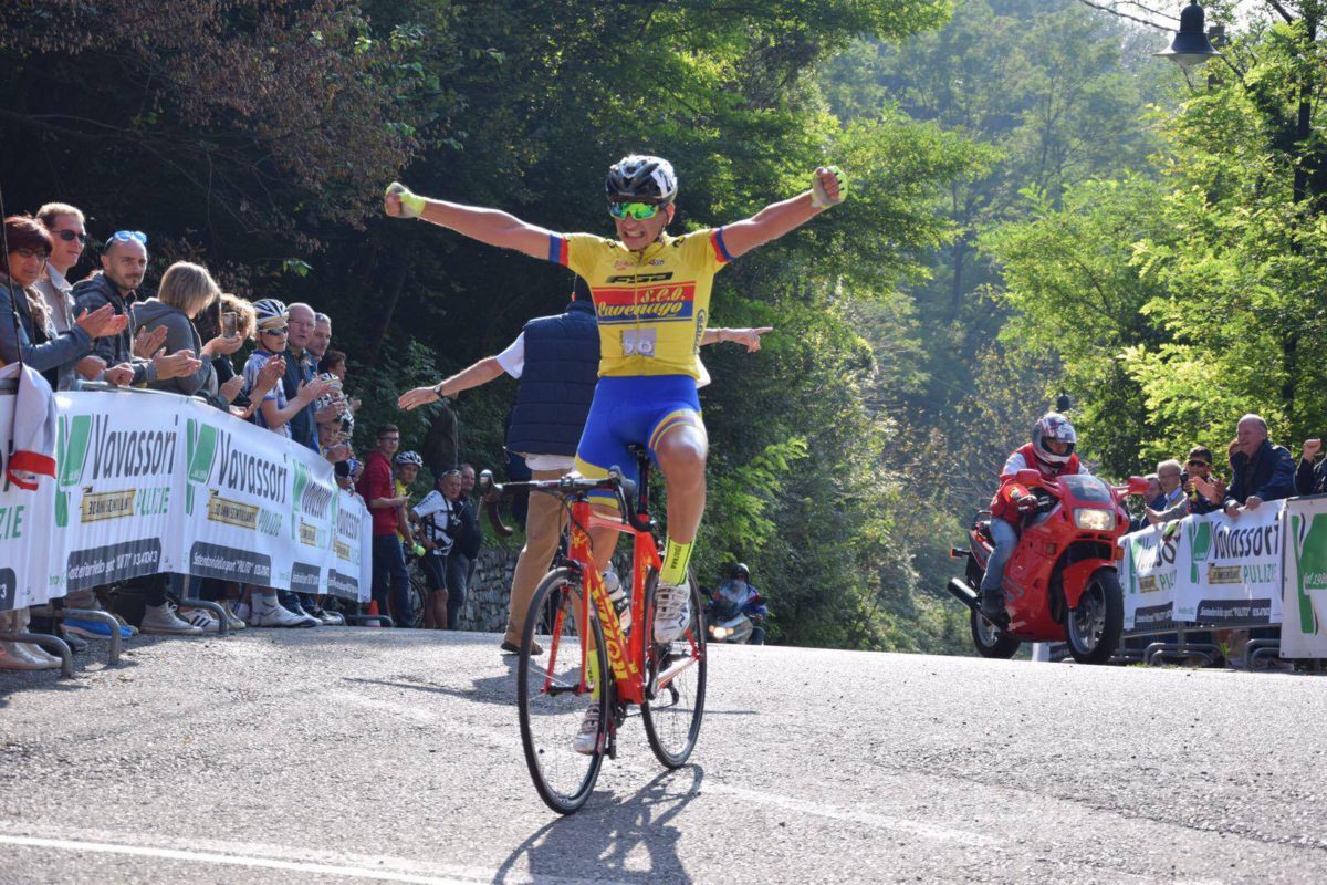La vittoria solitaria di Andrea Piras a Nembro