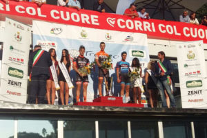 Il podio finale del Trofeo Bettoni 2016