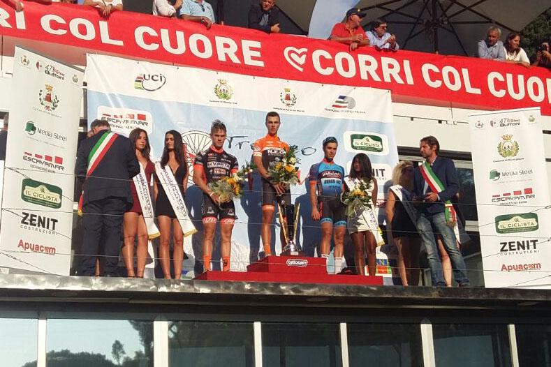 Il podio finale del Trofeo Bettoni 2016