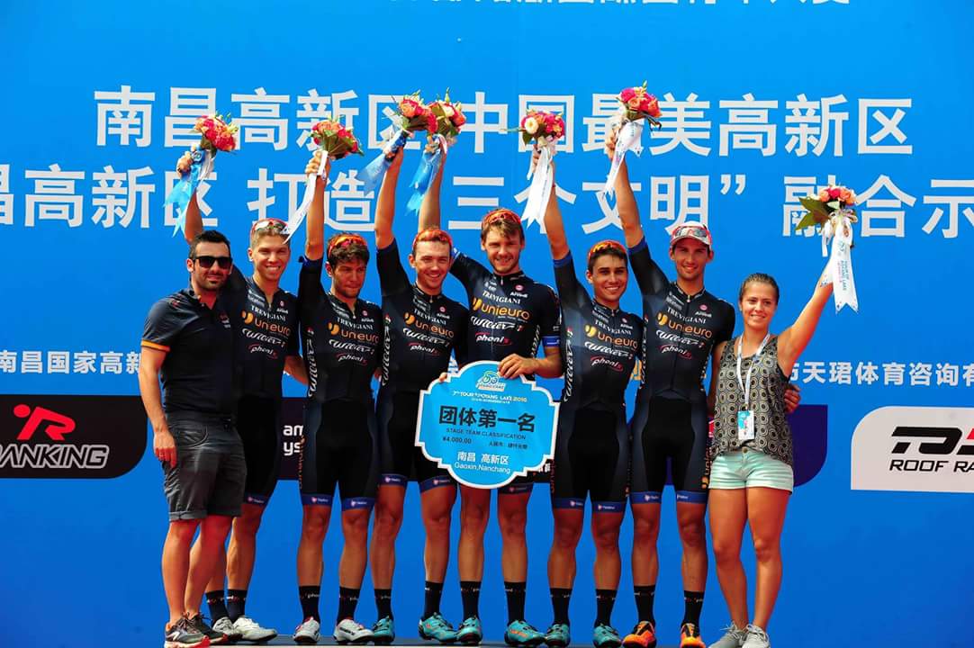 I ragazzi della Unieuro Wilier Trevigiani protagonisti in Cina