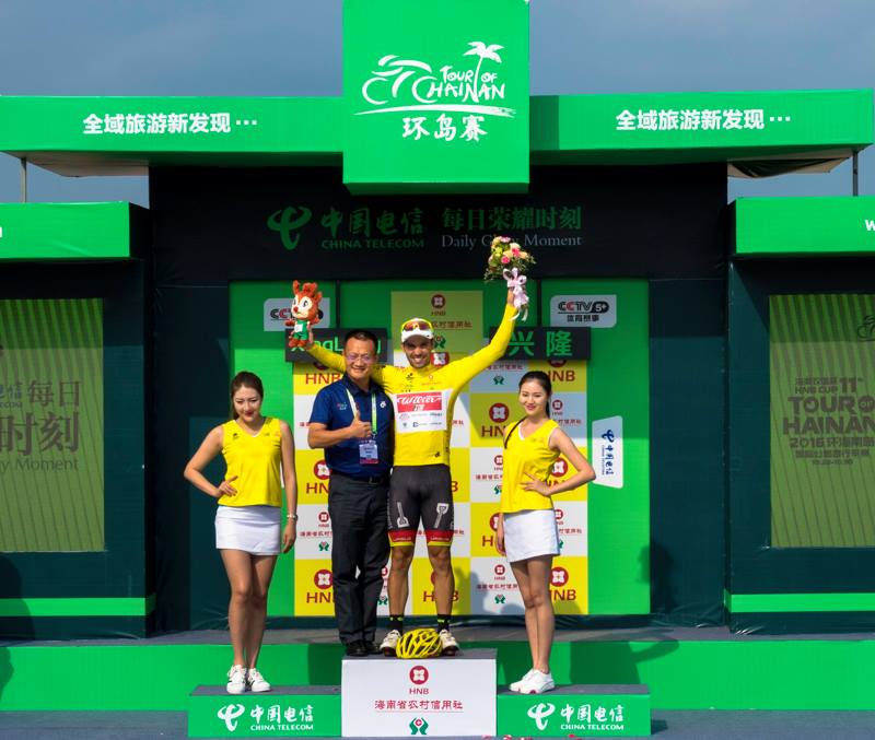 Rafael Andriato resta leader del Tour of Hainan