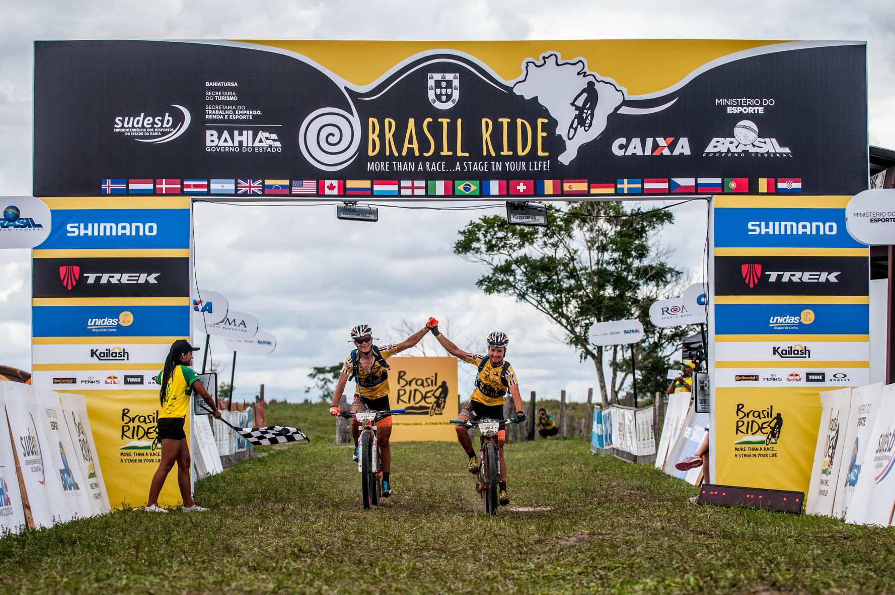 L'arrivo della quarta tappa della Brasil Ride