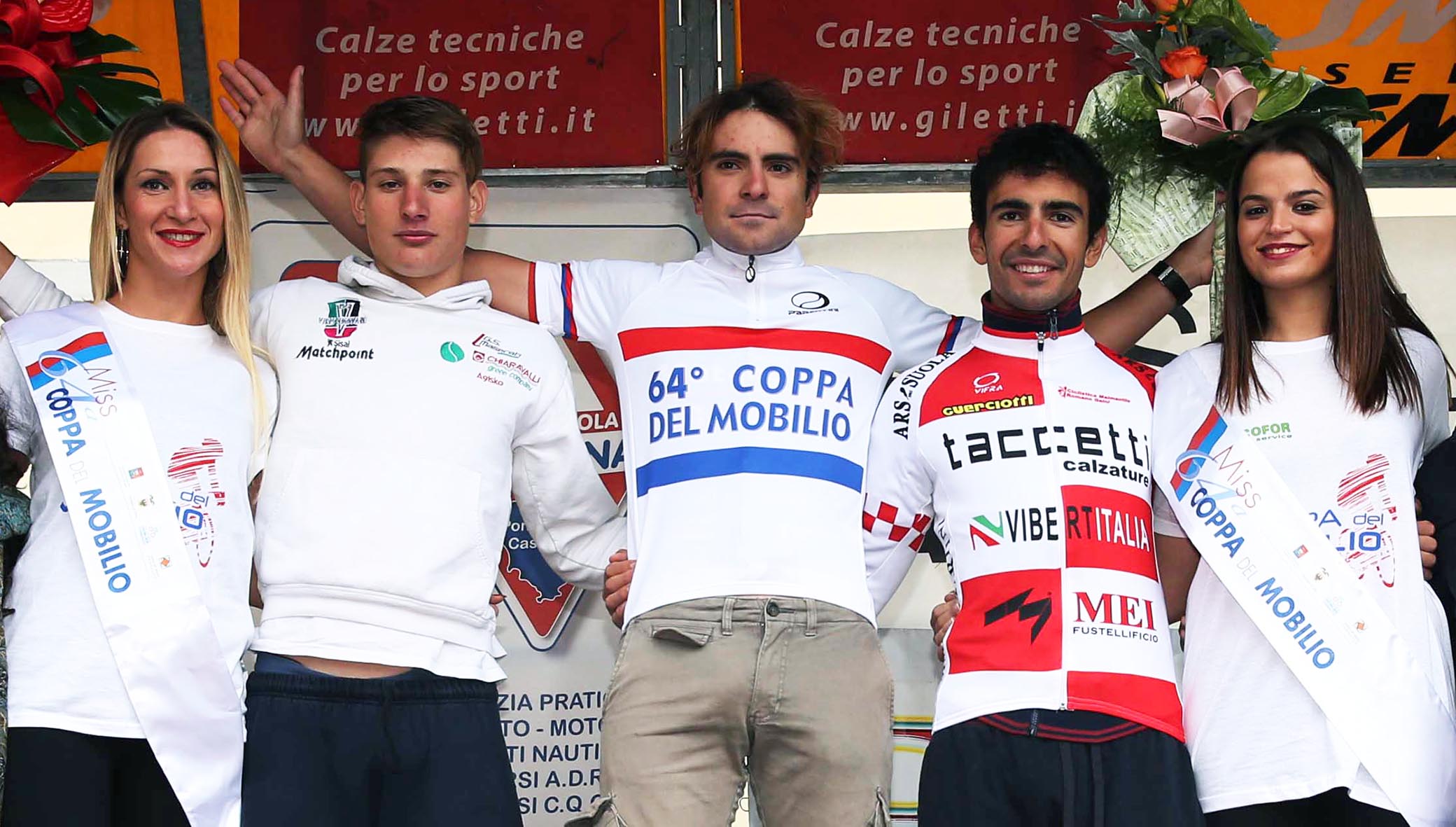 Il podio finale della Coppa del Mobilio 2016