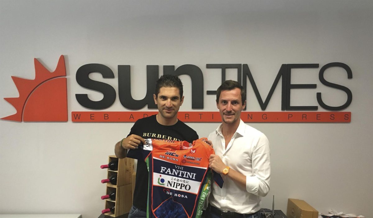 Alan Marangoni con il General Manager Francesco Pelosi