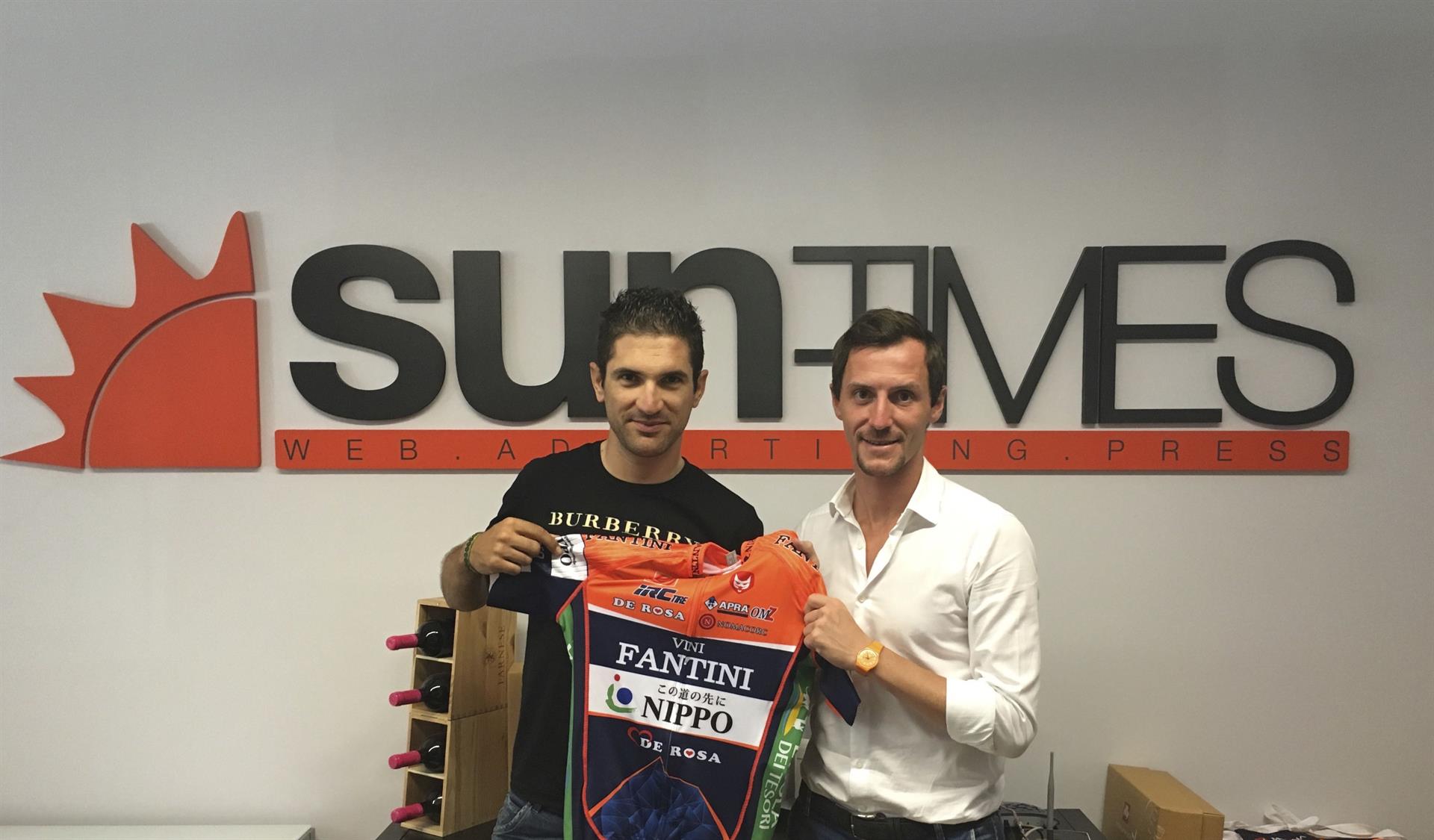 Alan Marangoni con il General Manager Francesco Pelosi