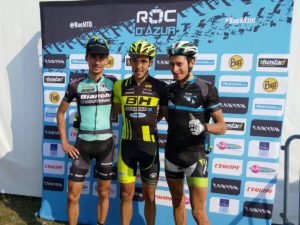 Il podio della Roc d'Azur 2016