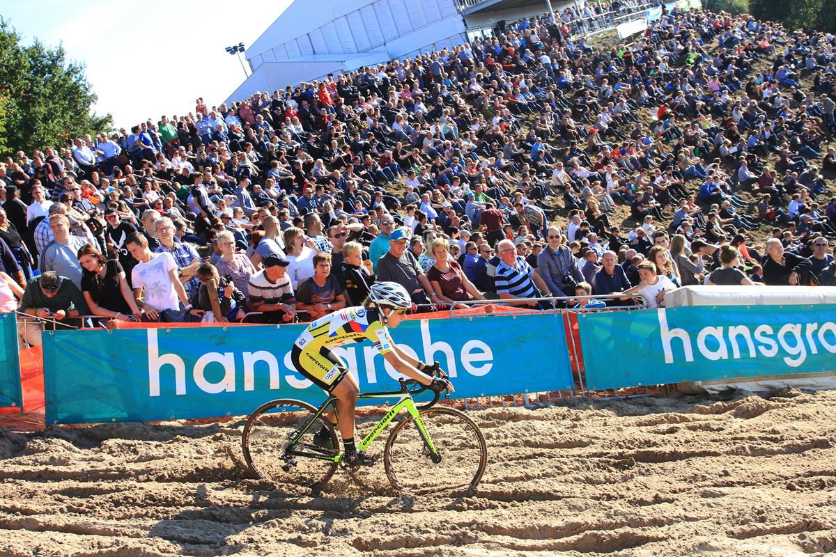 Alice Maria Arzuffi in azione in Belgio domenica scorsa