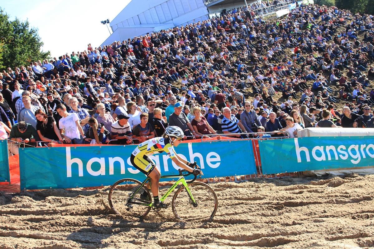 Alice Maria Arzuffi in azione in Belgio domenica scorsa