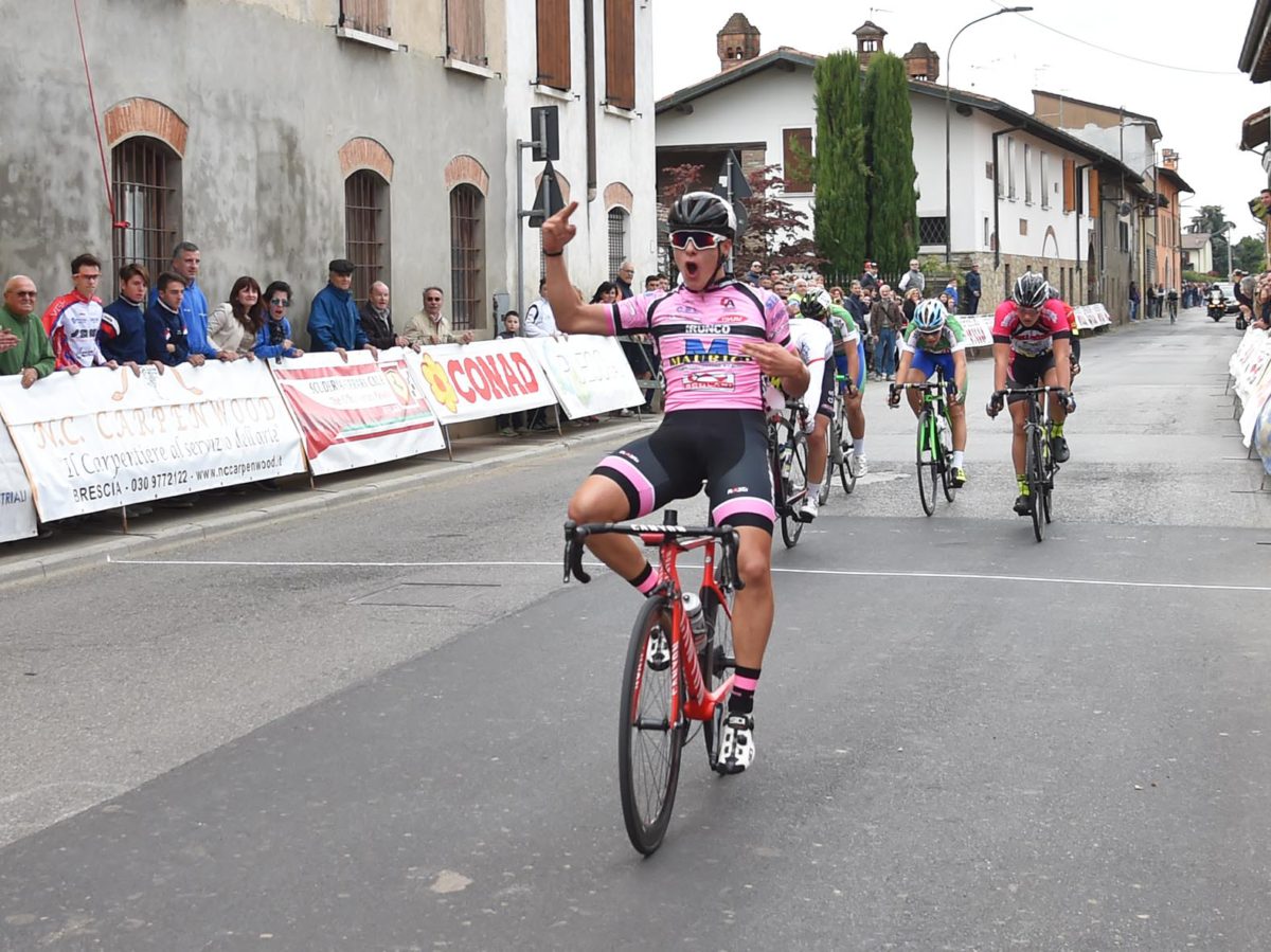 Tomas Trainini vince a Corticelle
