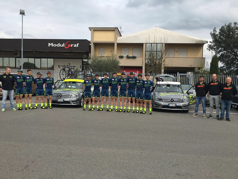 Il Team Franco Ballerini 2016 al completo