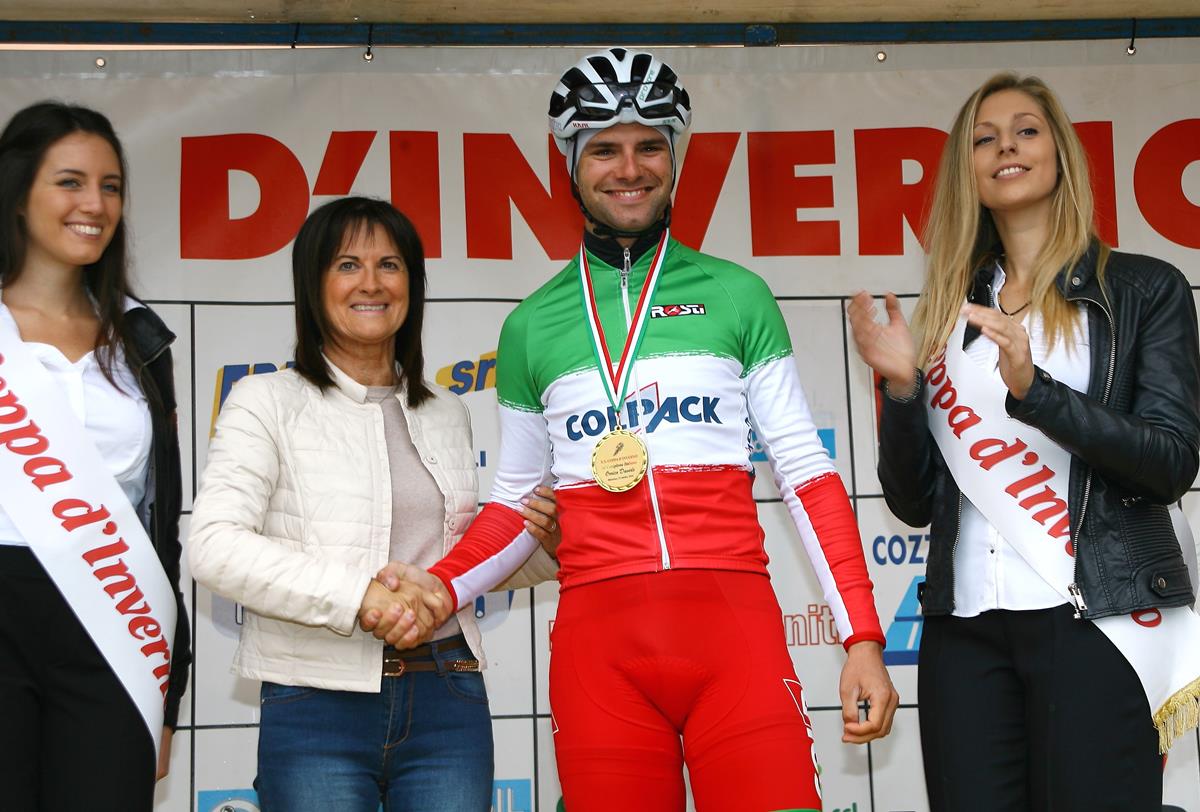La premiazione del campione italiano Davide