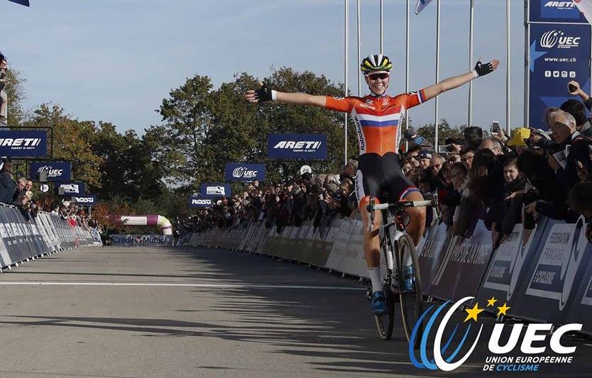L'olandese Thalita De Jong è campionessa europea Donne Elite