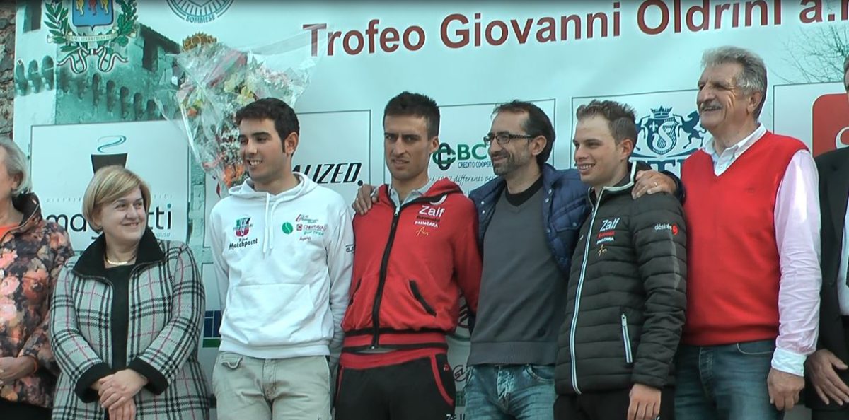 Il podio del Gp Somma 2016