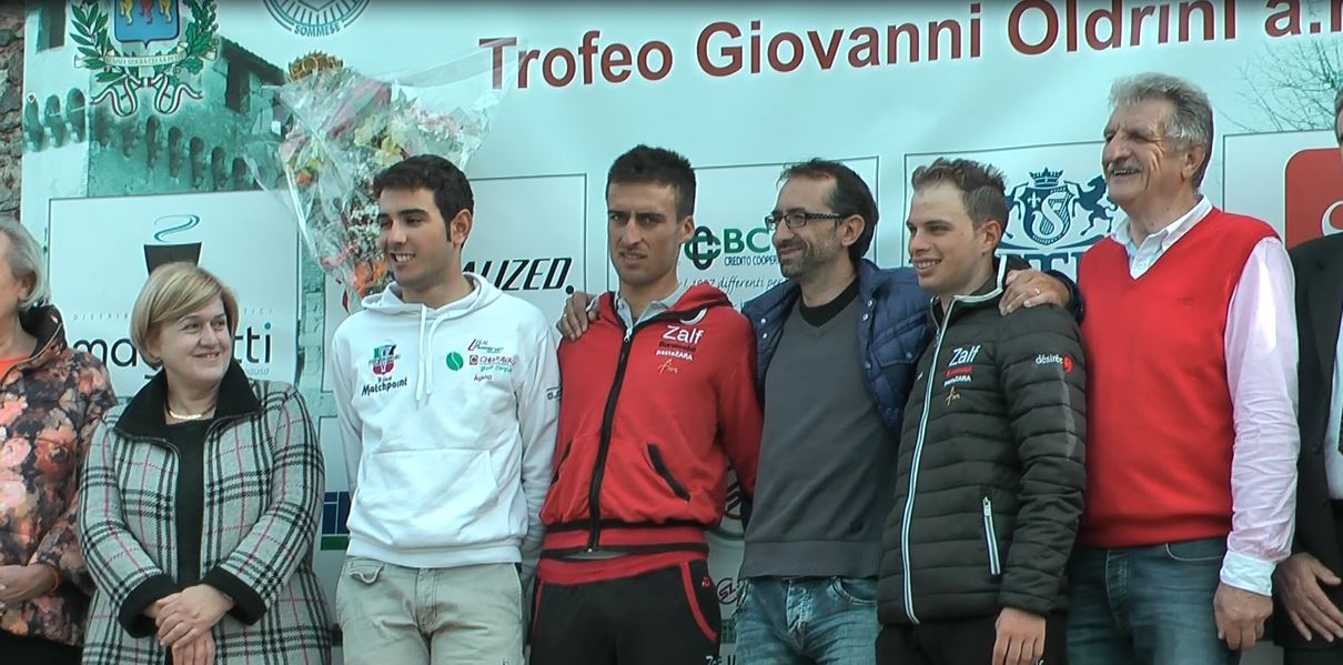 Il podio del Gp Somma 2016