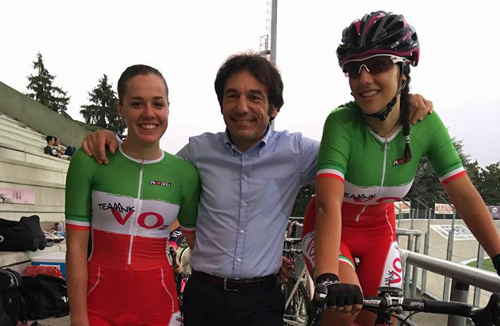 Il presidente Andrina con Zanardi e Affaticati