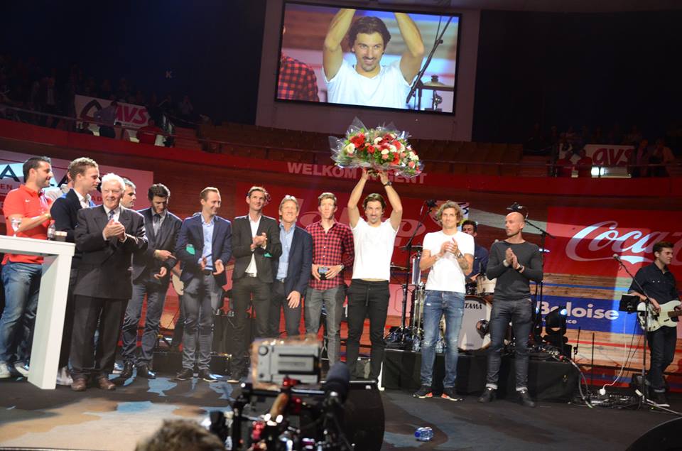 Tanti amici presenti alla festa di Fabian Cancellara