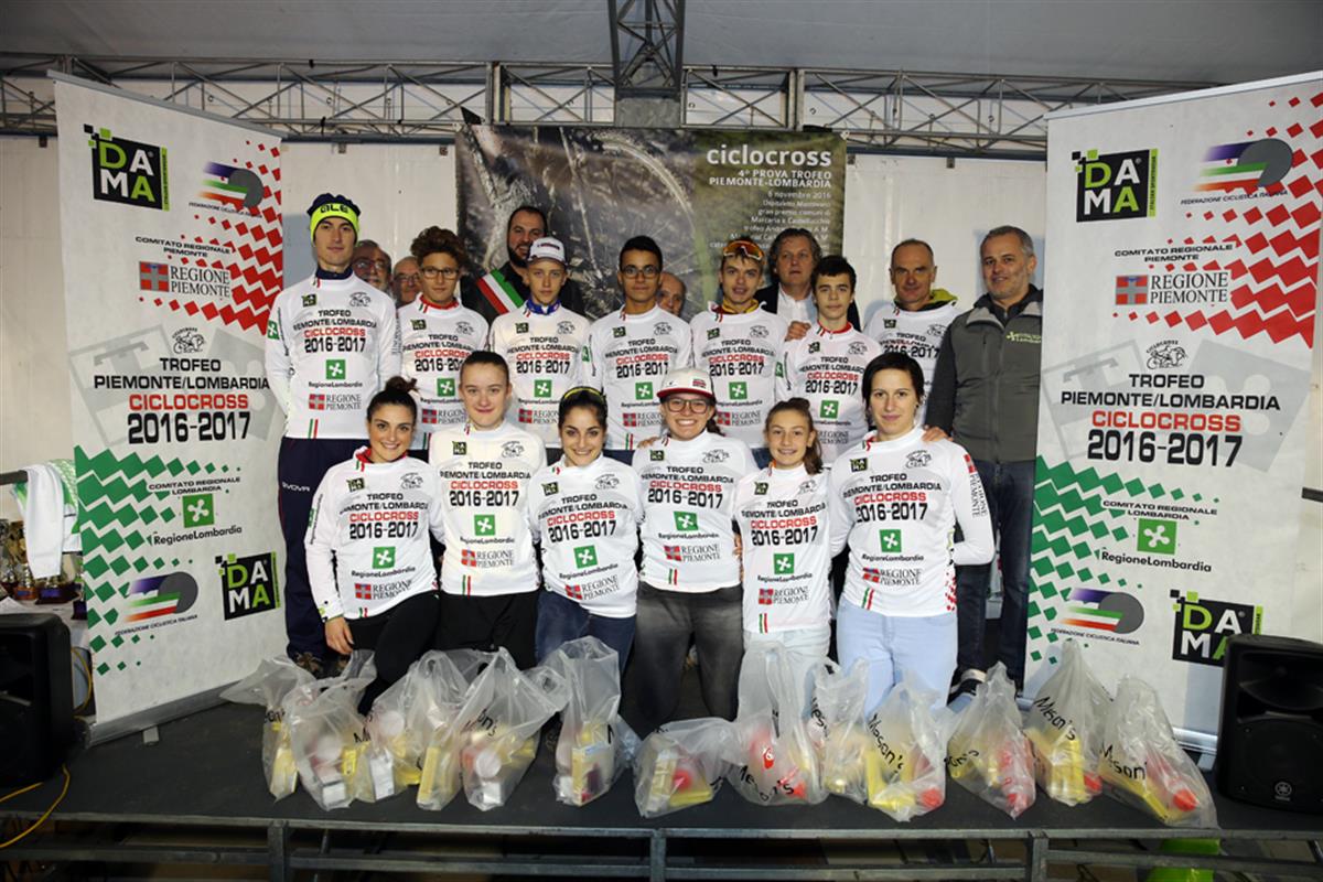 Il gruppo dei leader del circuito Trofeo Piemonte e Lombardia