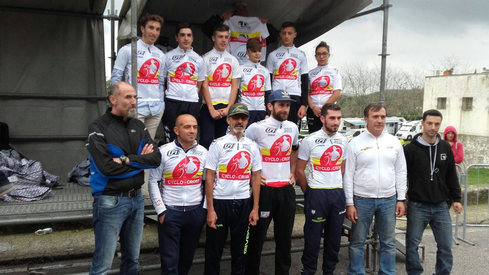 I campioni regionali campani di ciclocross 2016