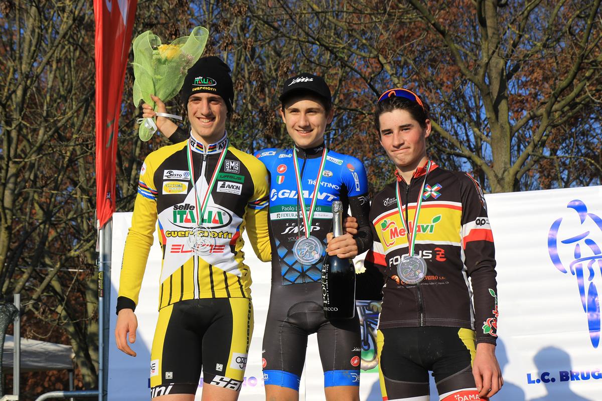 Il podio Juniores di Brugherio