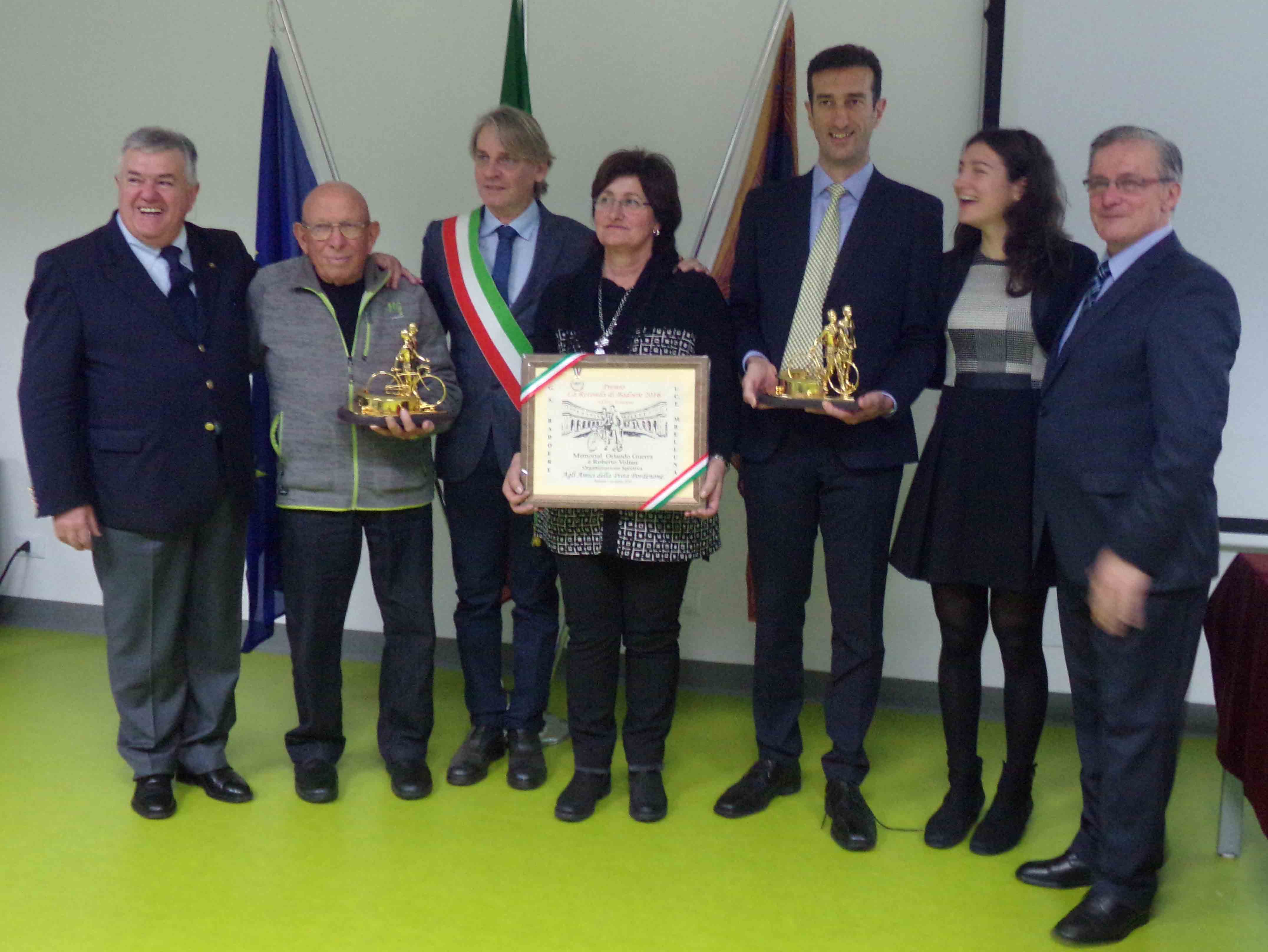 Tutti i premiati alla Rotonda di Badoere