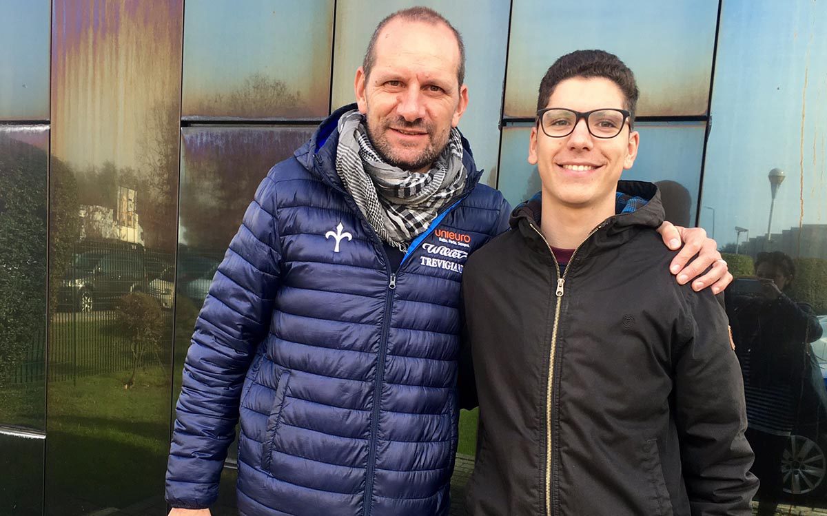 João Almeida con Marco Milesi