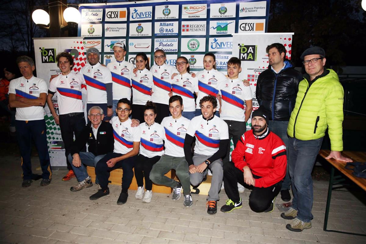 I campioni regionali piemontesi di ciclocross 2016-2017