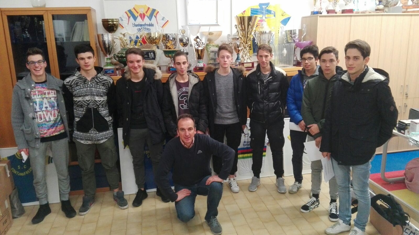 La squadra Juniores della Sc Fontanafredda 2017