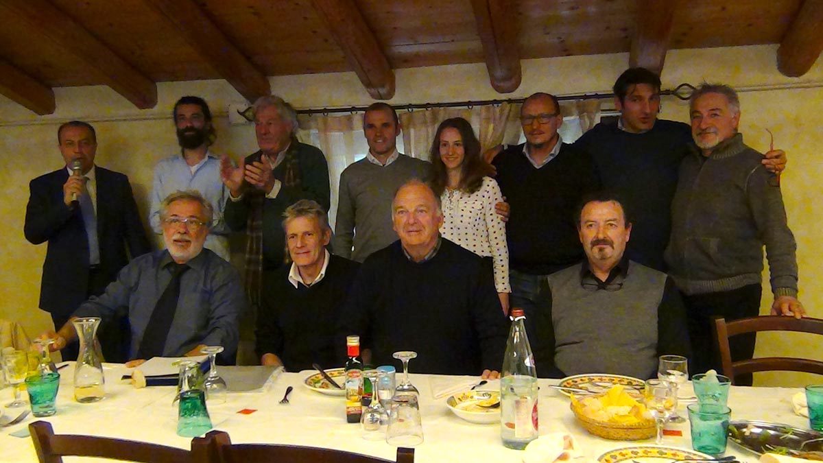 La festa del Team Orobica Scott