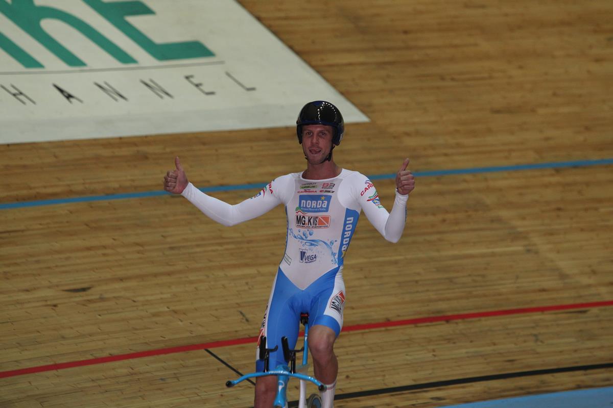 Michele Scartezzini campione italiano dell'Inseguimento individuale Open maschile