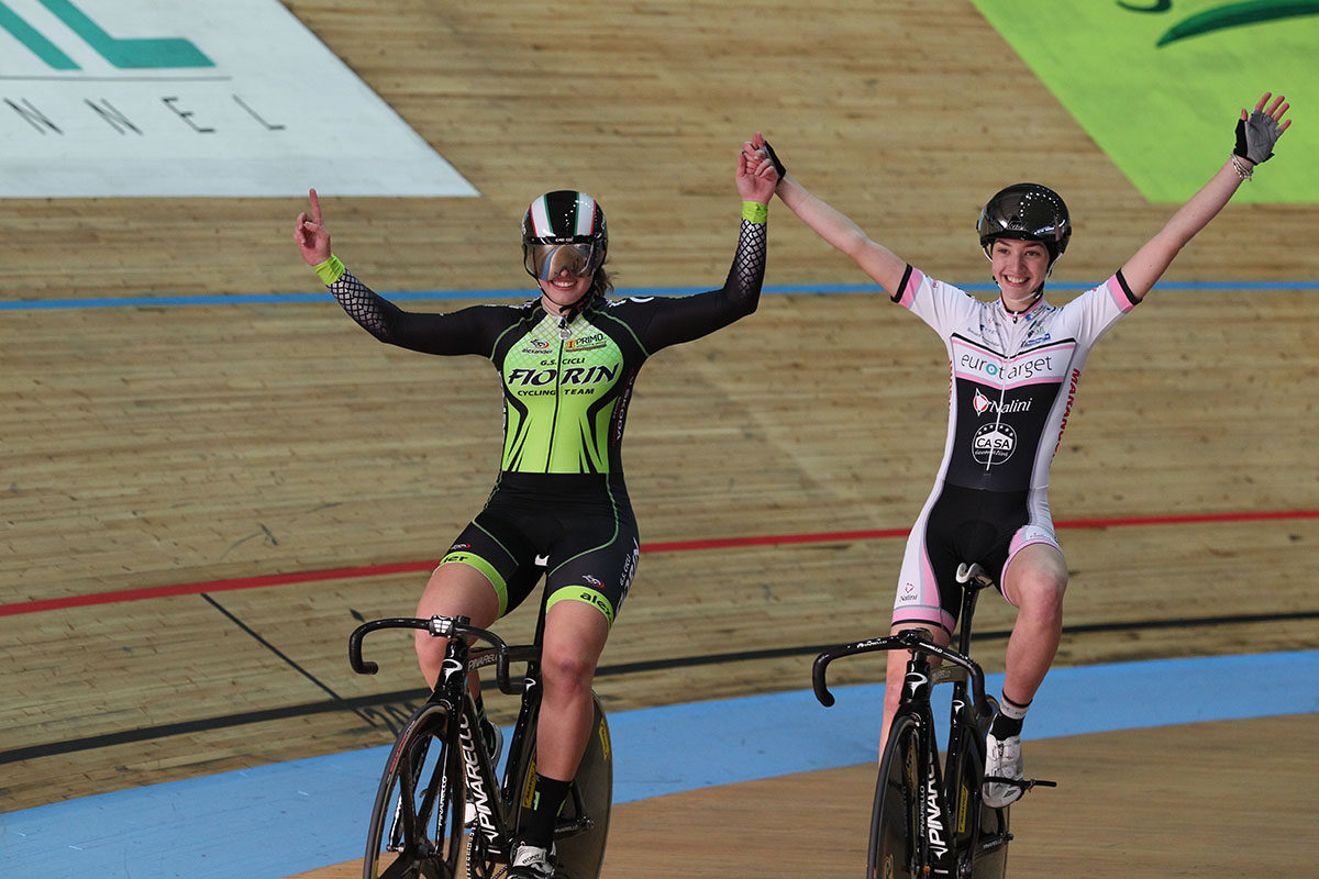 Gloria Manzoni e Martina Fidanza festeggiano il nuovo titolo italiano