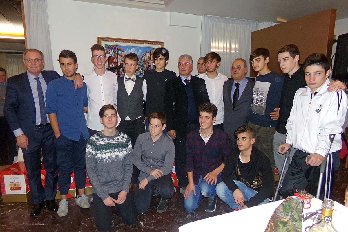 Il gruppo Allievi 2016 dell'Uc Mirano