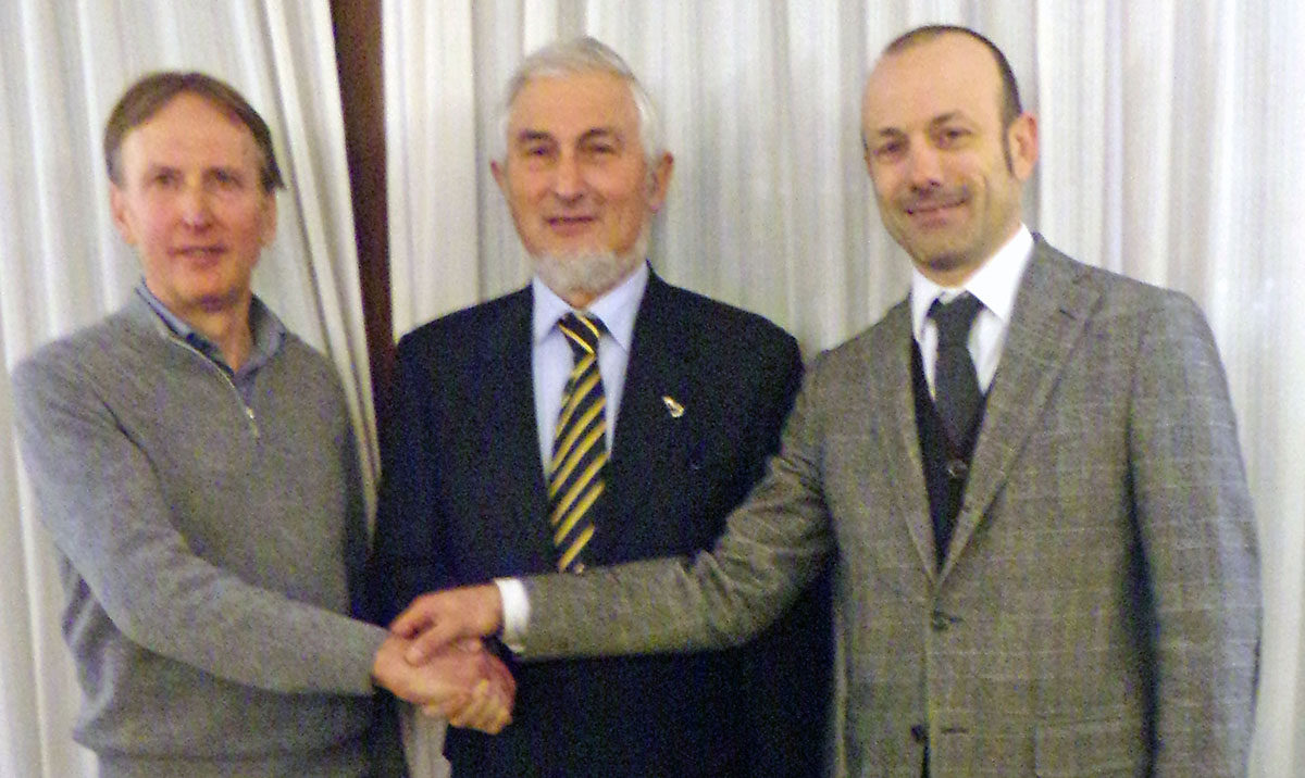 Michieletto con i vice Corbanese e Liber