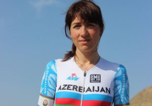 Olena Pavlukhina, campionessa dell'Azerbaijan della prova in linea e a cronometro