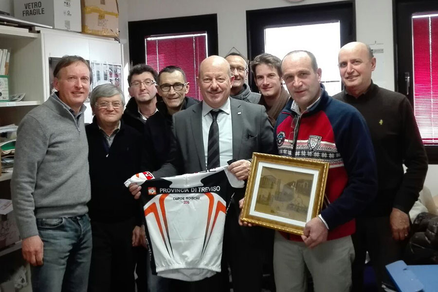 Le delegazioni dei Comitati Provinciali Fci di Treviso e Bergamo