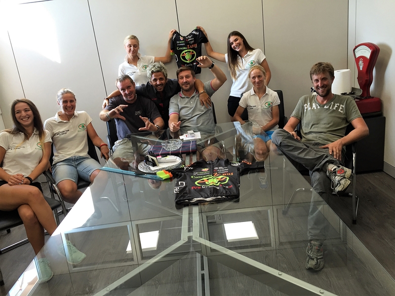 Primo ritrovo per le ragazze della Conceria Zabri Fanini saroni