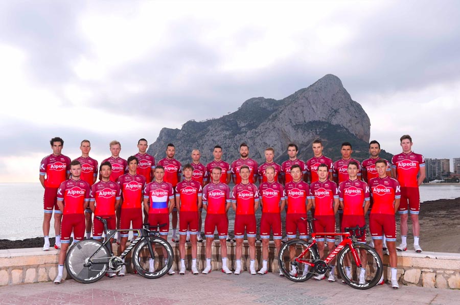 La squadra 2017 del Team Katusha Alpecin