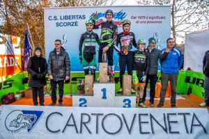 Il podio Elite di Scorzè