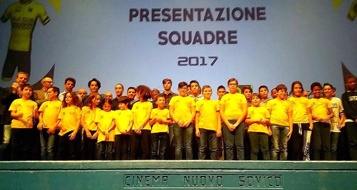 Tutto il gruppo del Velo Club Sovico 2017