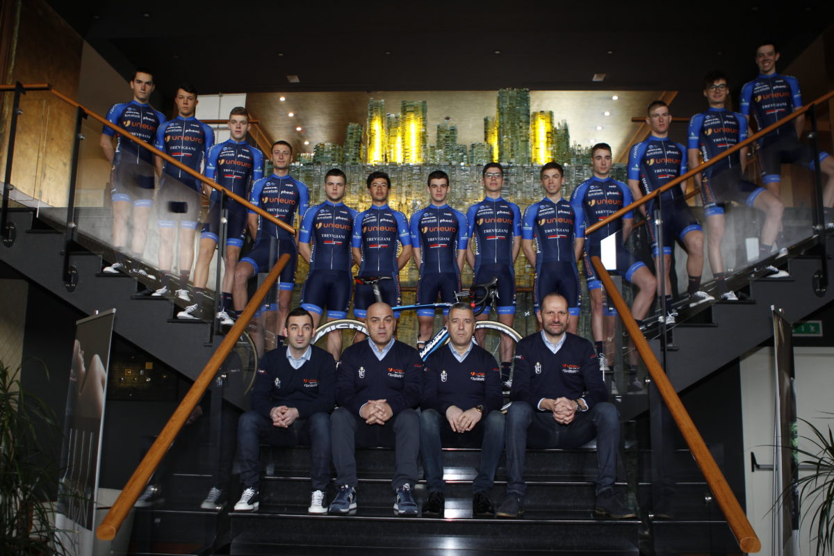 La rosa completa del Team Unieuro Trevigiani Hemus 1896