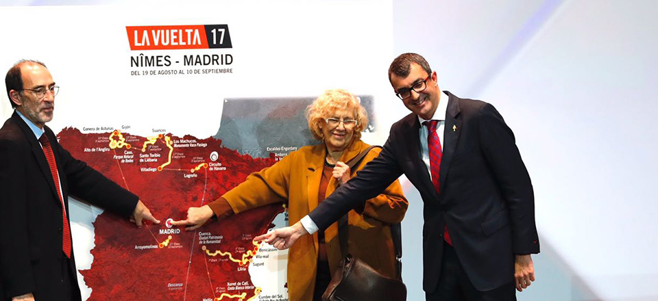 La presentazione della Vuelta a Espana 2017