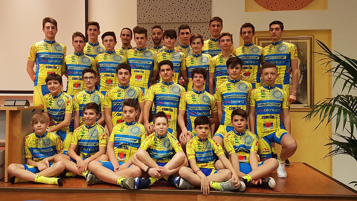 Tutti i ragazzi della Ciclistica Trevigliese 2017