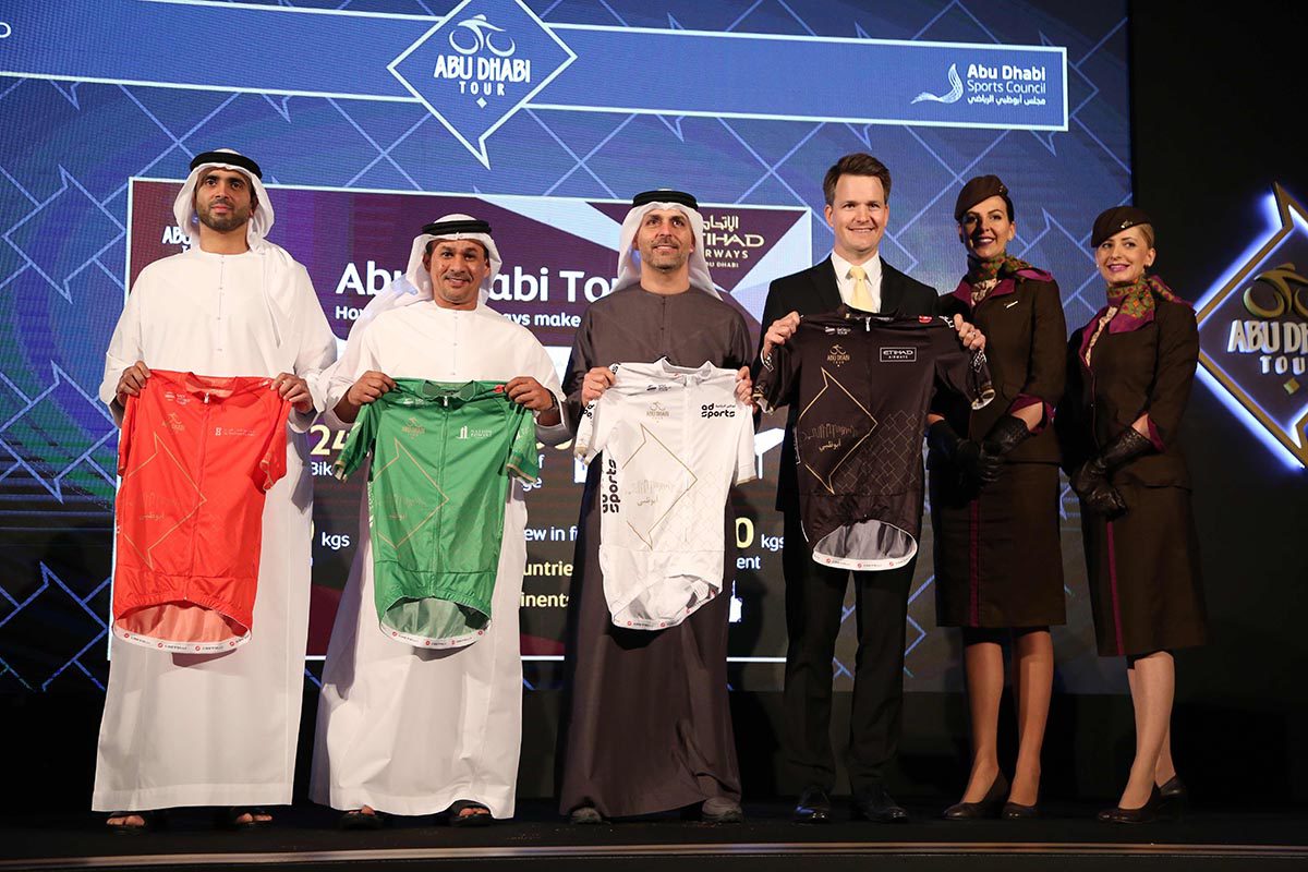 Le nuove maglie dell'Abu Dhabi Tour 2017
