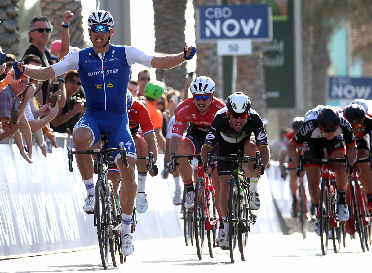 La vittoria di Marcel Kittel nella prima tappa del Dubai Tour