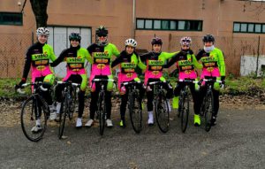 Il gruppo Donne Junior 2017 della Scv Bike Cadorago