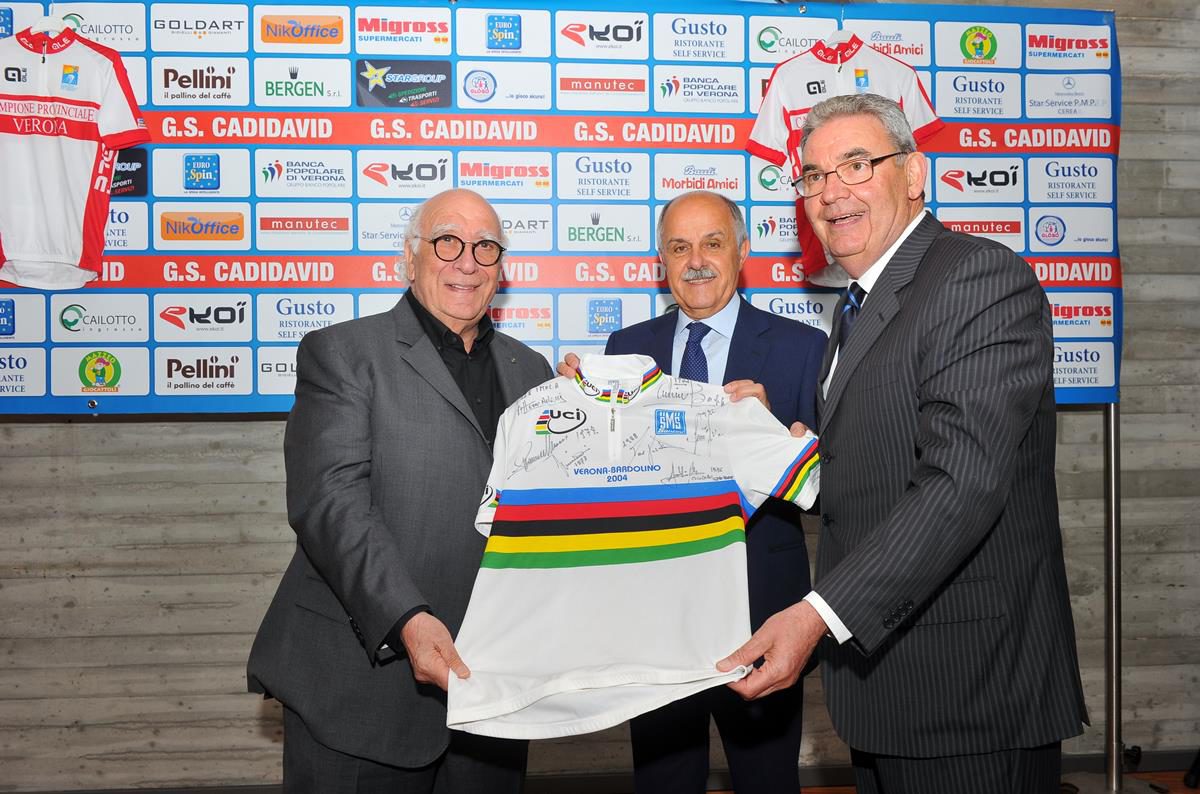 da destra: Battista Cailotto, Renato Di Rocco e Giovanni Rana