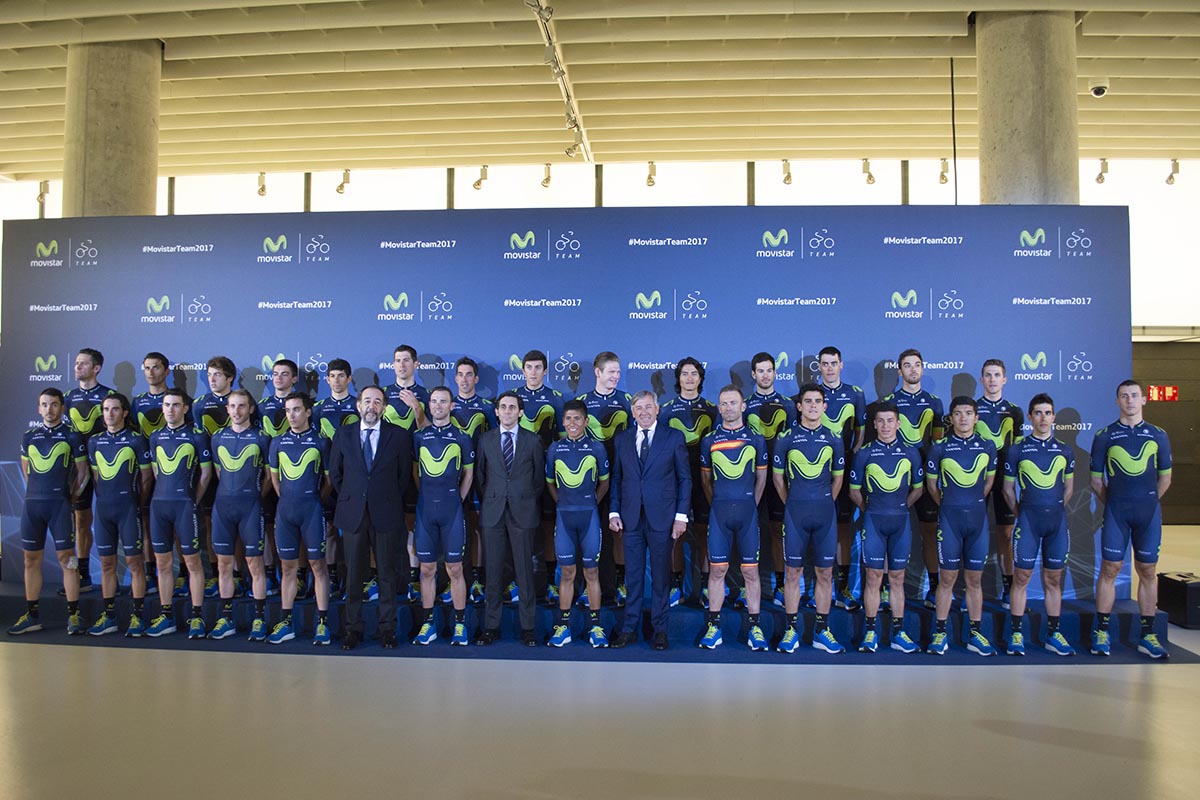 La presentazione del Movistar Team 2017